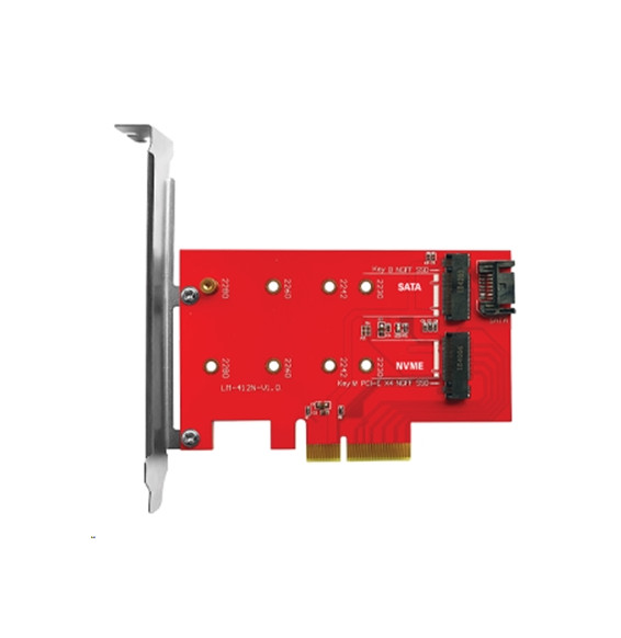  A06-M2-DUAL-P4 SCHEDA ADATTATORE INT.X SSD ATLANTIS A06-M2-